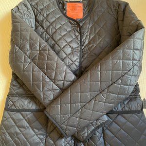 Black J. Crew Puffer Lady Jacket (Size Medium)